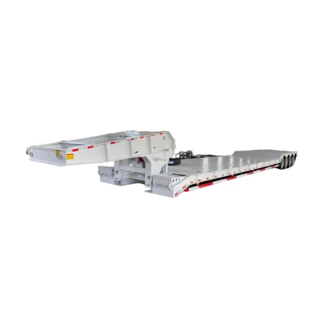 مقطورة منخفضة قابلة للفصل حمولة 100 طن