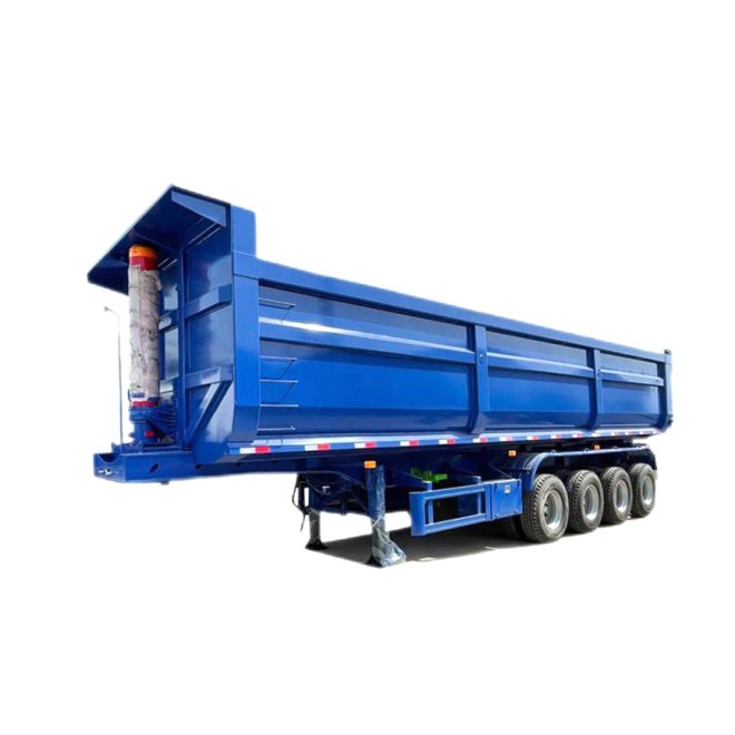 مقطورة نصف مقطورة ذات 4 محاور خلفية