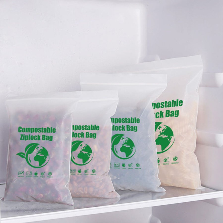 Customizable Fully Biodegradable And Environmentally Friendly Zipper Bag