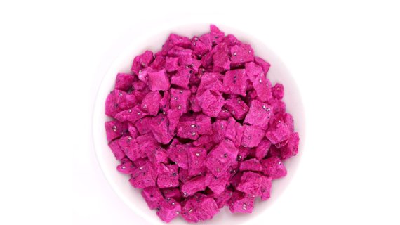 Vivid Pitaya Fruit Cubes — Natural Freeze-Dried Dragon Fruit Inclusions