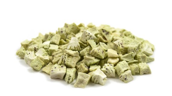 Vibrant Green Freeze-Dried Kiwi Dices — Premium Inclusions for Cereals & Snacks