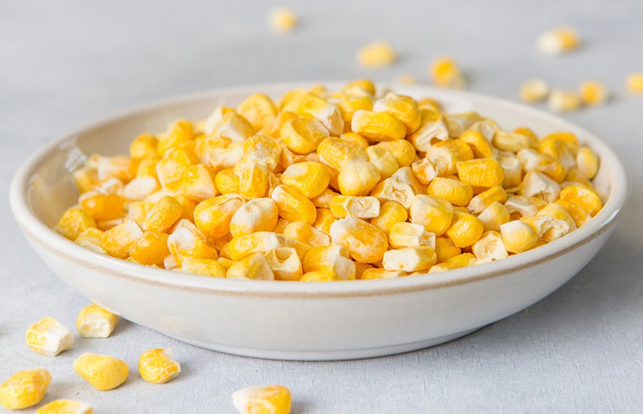 free sample Freeze-dried sweet-corn