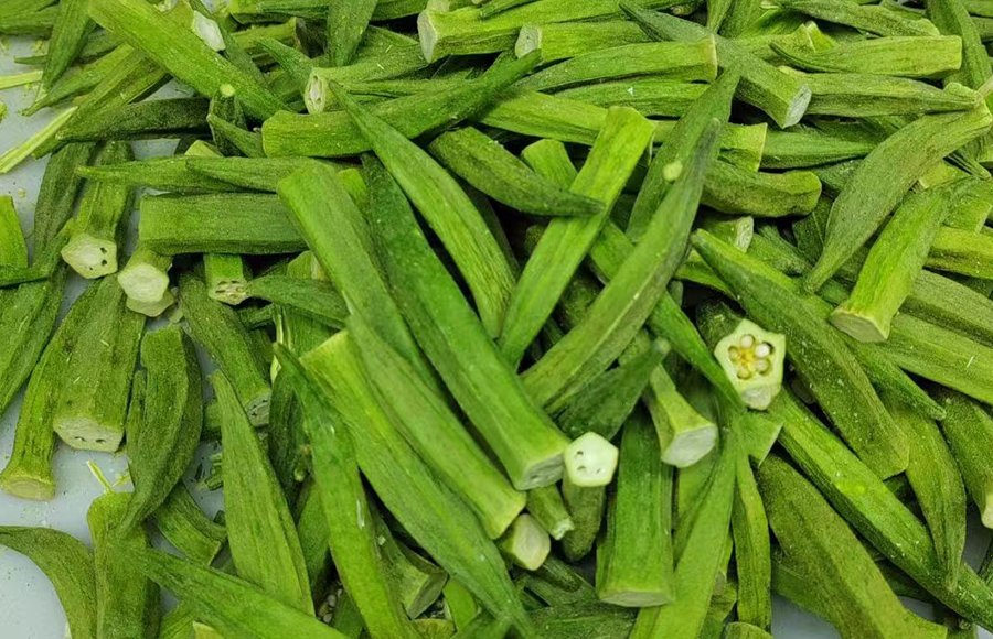 Factory Directly  free sample  freeze dried okras 