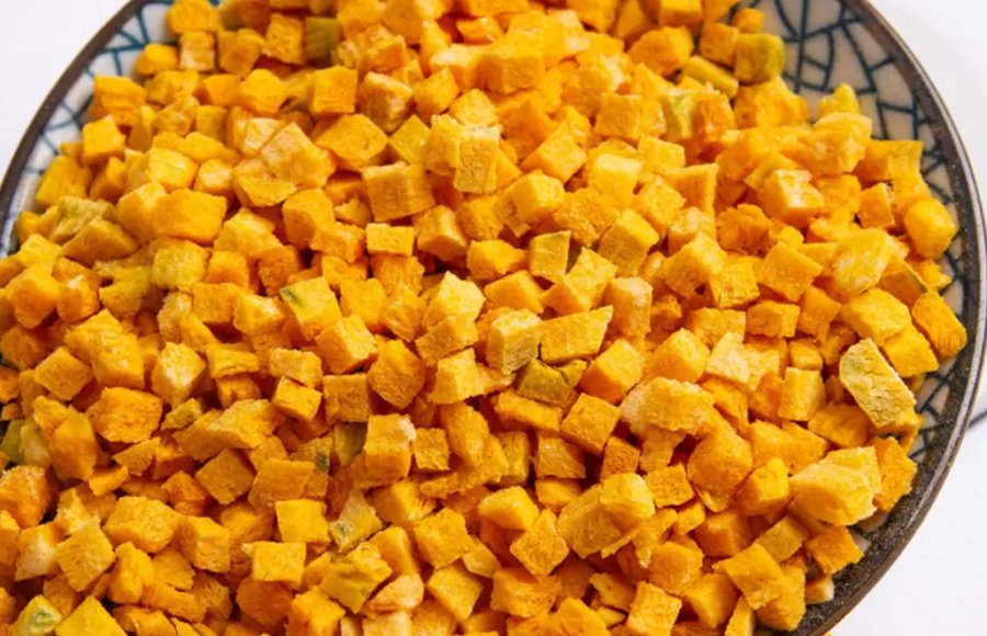organic freeze dried pumpkin diced 