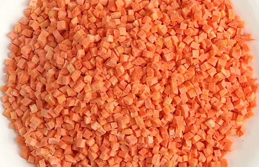 organic Freeze-dried diced carrot  