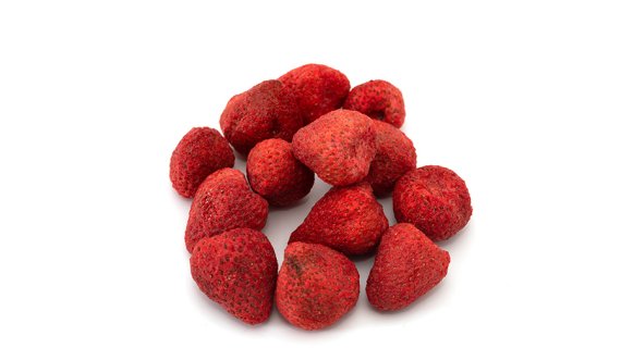 Intact Whole Freeze-Dried Strawberries — Premium Visual Inclusions for Food Brands