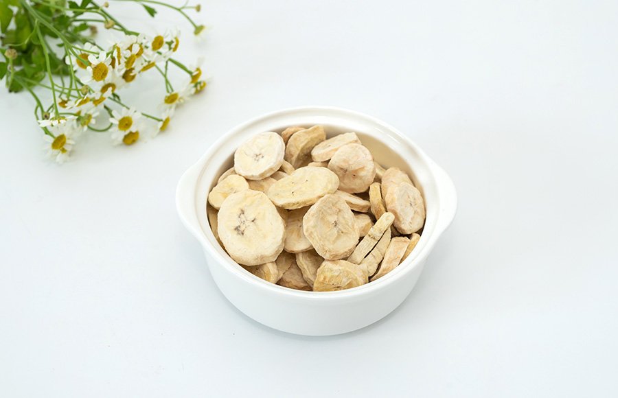 Premium quality organic freeze dried banana