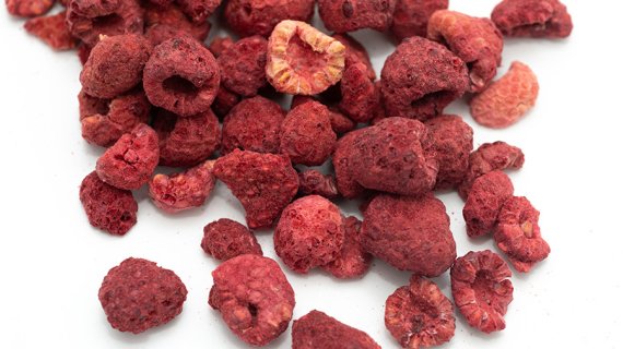 Organic whole freeze dried raspberry bulk