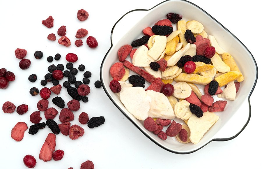 Premium quality organic freeze dried mixed fruits