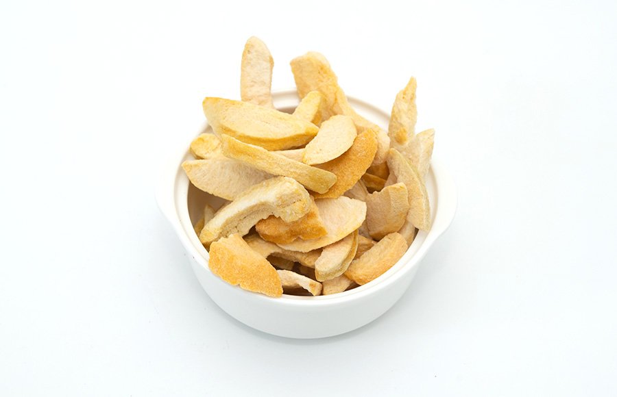 Premium quality organic freeze dried yellow peach