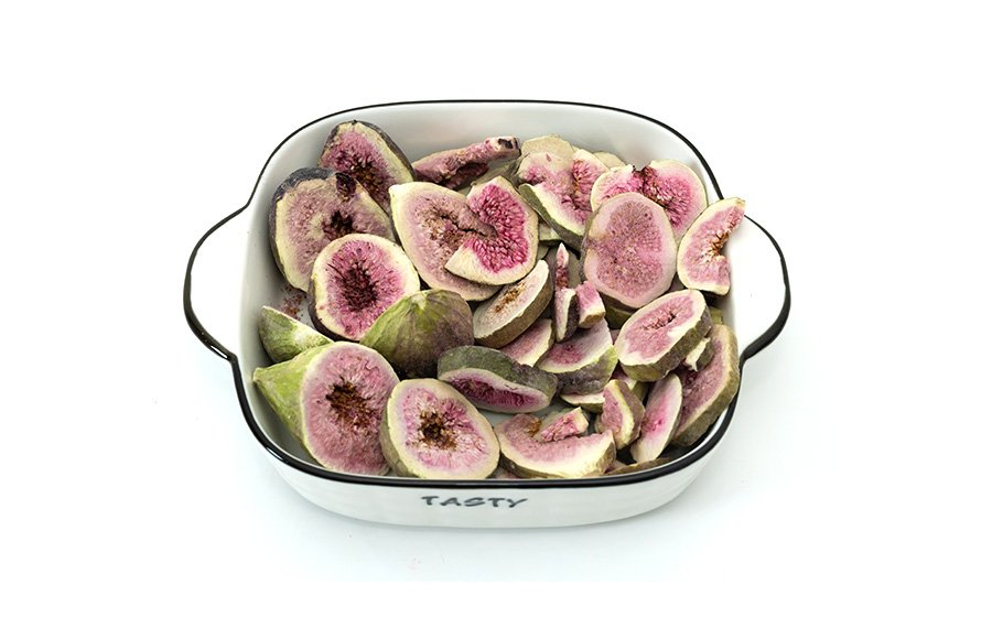 Freeze Dried Fig Slices Crispy Dry Fig Fruit for Snack Cake Drinks 