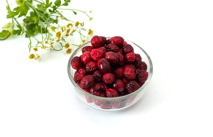 Premium quality organic freeze dried cranberry