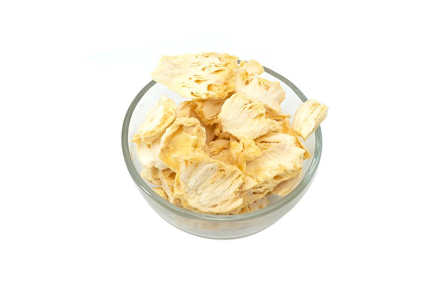 Freeze-dried pineapple manufacture 