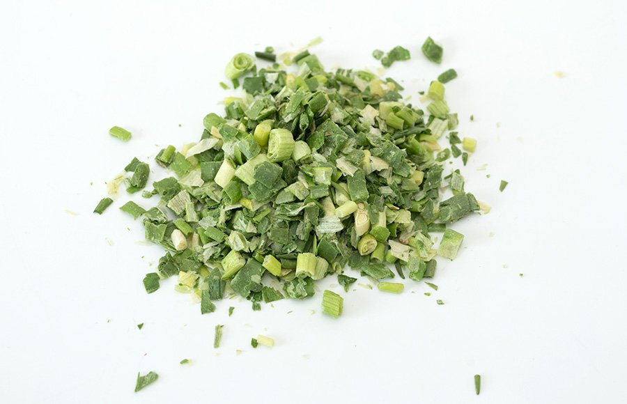 IQF Freeze-dried green onion cut new season