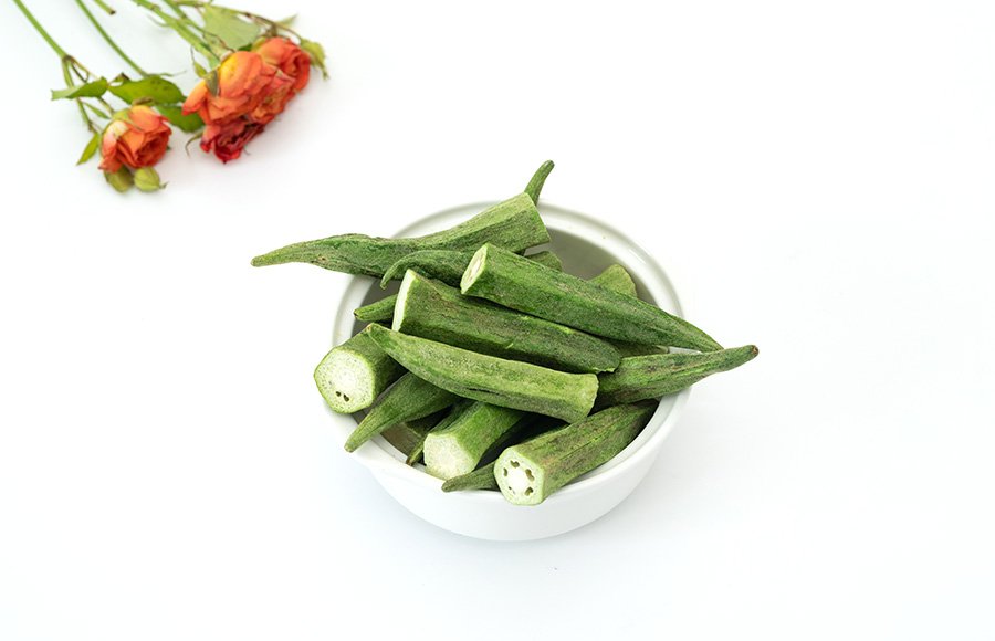 IQF Premium Organic Freeze-dried okras