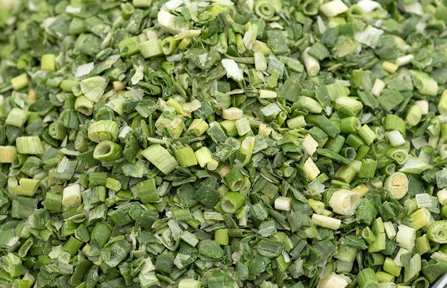 Freeze-dried green onion Retains Natural With BRC Quality
