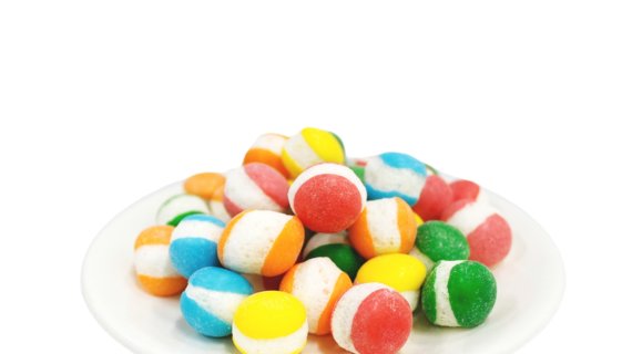 Crunchy Rainbow Candy Bites | Wholesale Freeze Dried Confections for Export