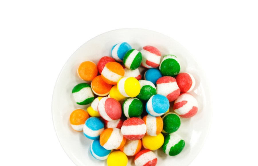 Free sample Freeze Dried Rainbow Bites 