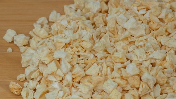 Industrial 5x5mm Freeze-Dried Pineapple Dices — Bulk & OEM