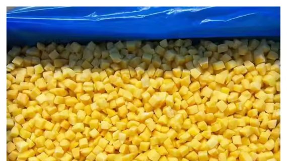 Precision 5x5mm Freeze-Dried Yellow Peach Dices — OEM Bulk Cubes