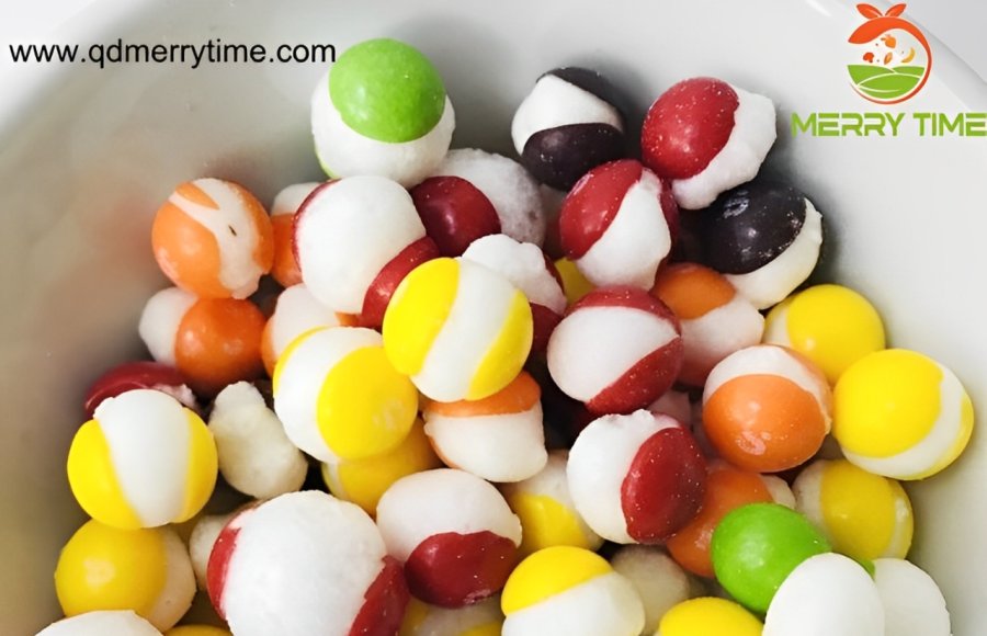 freeze dried Rainbow Bites for baby food production