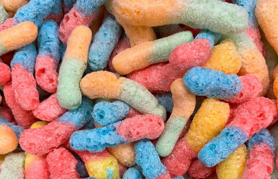 freeze dried Sour Worms producer