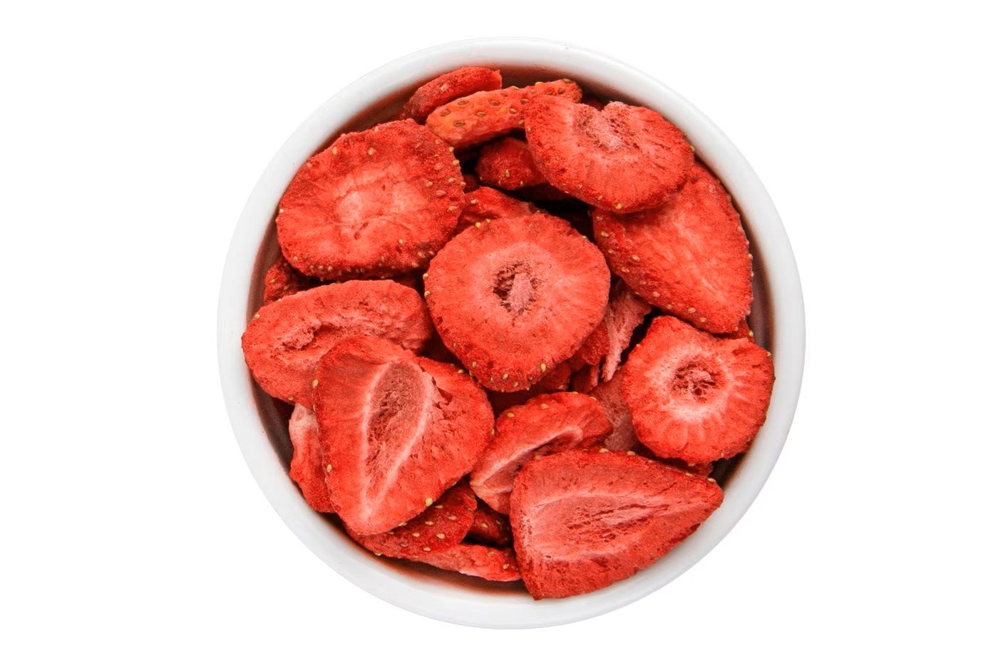 healthy Freeze Dried foods strawberry Opposite 