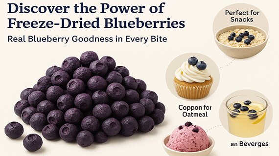 Discover the Power of Freeze-Dried Blueberries —  Nutritious, Delicious, and Naturally Preserved