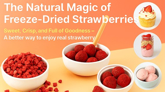 The Natural Magic of Freeze-Dried Strawberries Sweet, Crisp, and Full of Goodness 