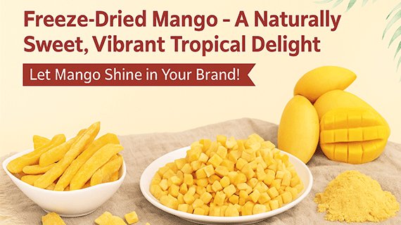 Freeze-Dried Mango – A Naturally Sweet, Vibrant Tropical Delight