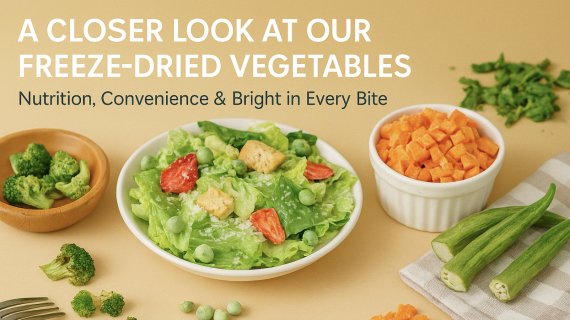 A Closer Look at Our Freeze-Dried Vegetables 