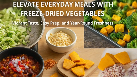 Elevate Everyday Meals with Freeze-Dried Vegetables