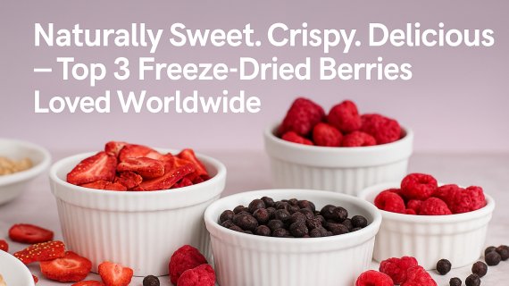 Top 3 Freeze-Dried Berries Loved Worldwide – Naturally Sweet & Crispy