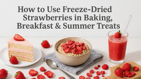 How to Use Freeze-Dried Strawberries in Baking, Breakfast & Summer Treats