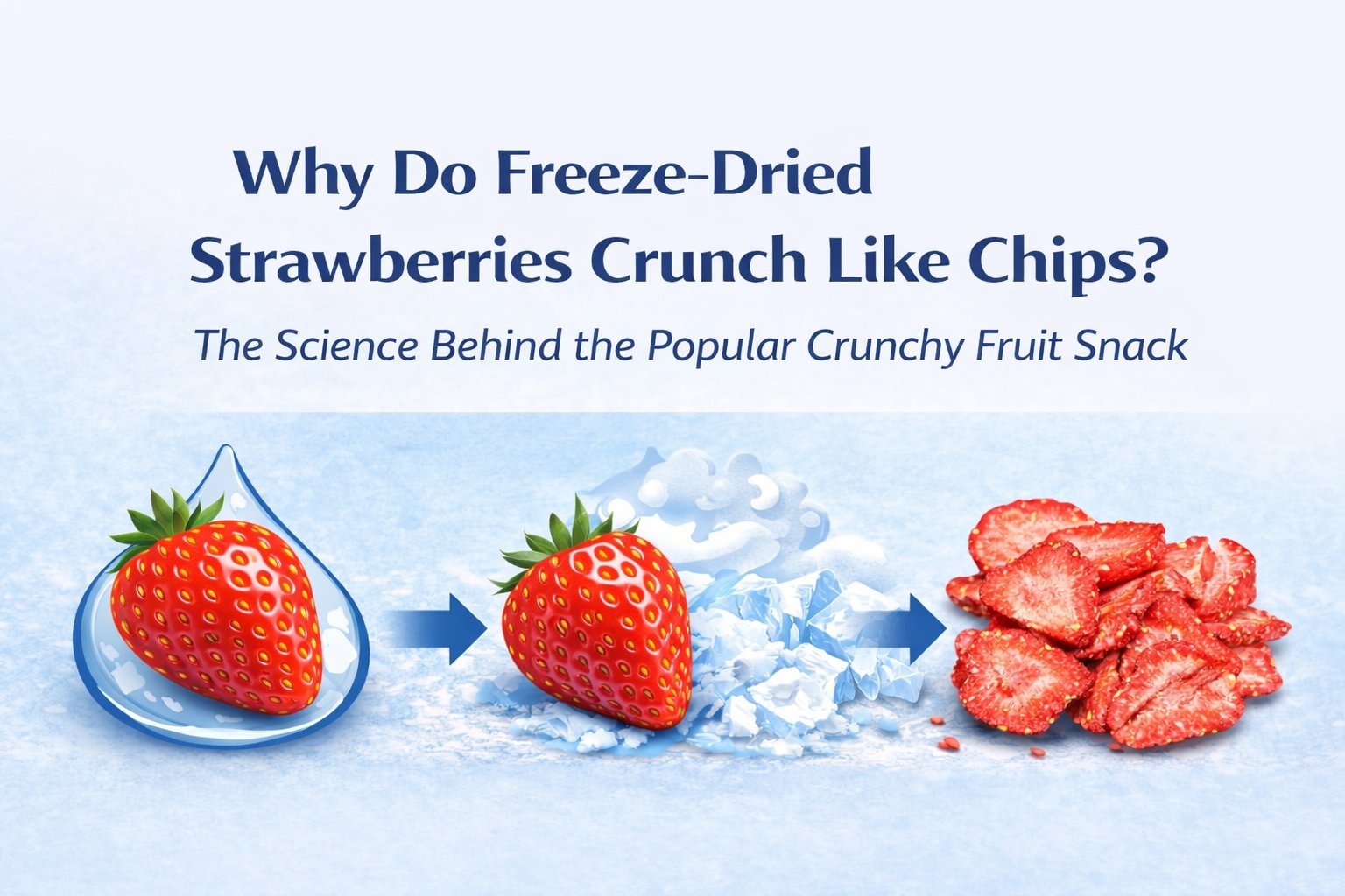 Why Do Freeze-Dried Strawberries Crunch Like Chips?