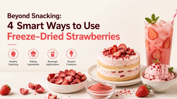 Beyond Snacking: 4 Smart Ways to Use Freeze-Dried Strawberries