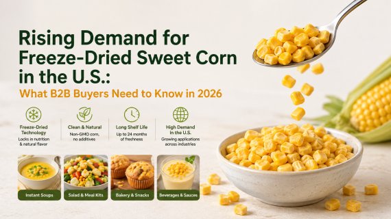 Rising Demand for Freeze-Dried Sweet Corn in the U.S.