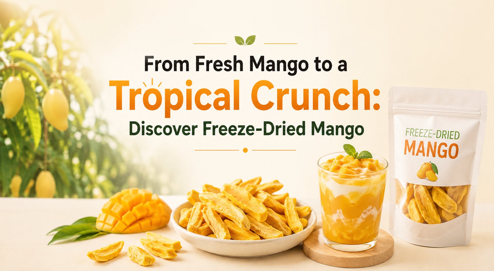 Freeze-Dried Mango & Mango Powder for Food Applications | Merry Time