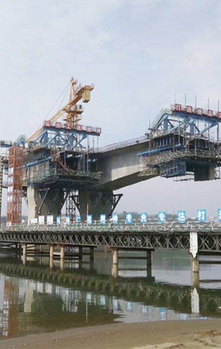 Bridge builder Form traveler for Qingdao-Rongcheng Inter-city Railway