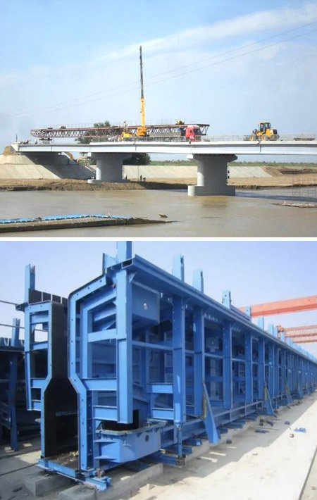 T beam formwork supply for SyrDarya Bridge in Tajikistan
