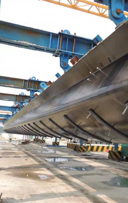 U Beam Formwork supply for Qingdao Metro Project