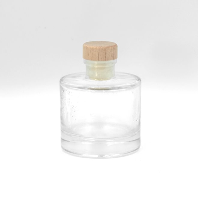 High Quality 50ml 100ml Round Clear Glass Perfume Bottle
