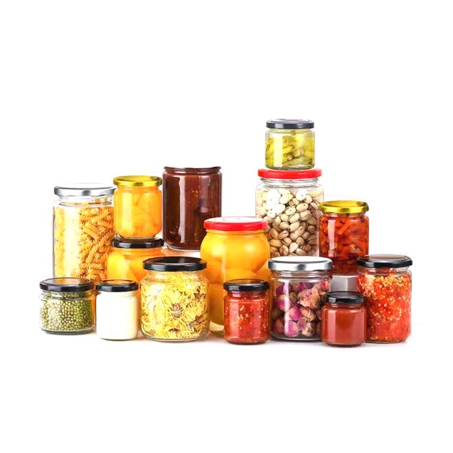 150ml 200ml Wide Mouth Food Storage Glass Jar