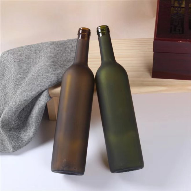 Custom 750Ml Empty Glass Red Wine Bottles 