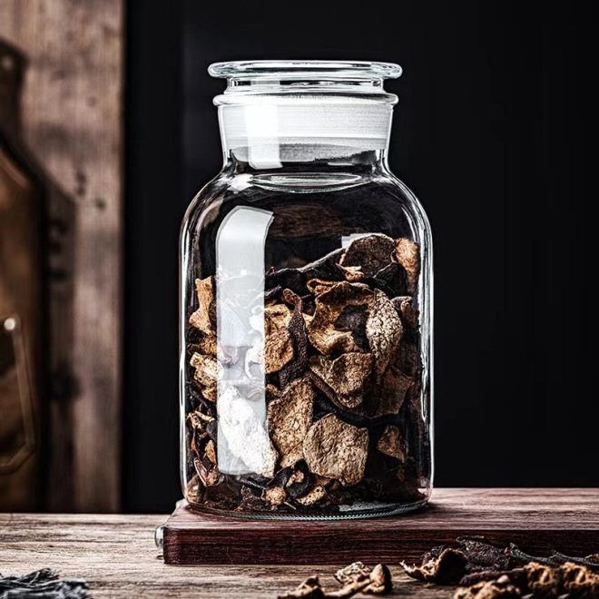 Refillable Storage Kitchen Decorative Glass Jars