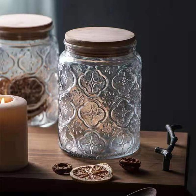 300ml 600ml Packaging Vintage Container Glass Jar