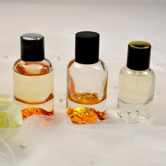 Cylindrical Refillable Luxury Perfume Glass Bottle