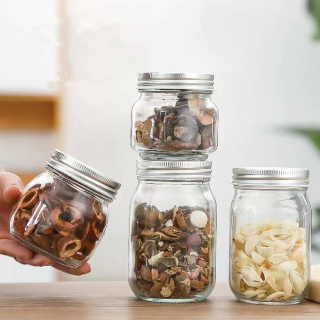 Wide Mouth Glass Jars With Lids