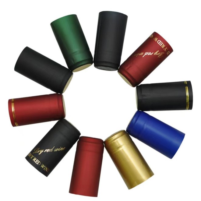 Wine Bottle Heat Shrink PVC Capsule Caps For Sealing 