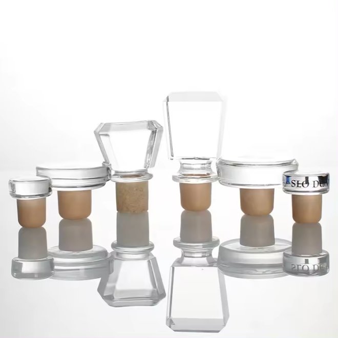 Recyclable Transparent Bottle Glass Cap